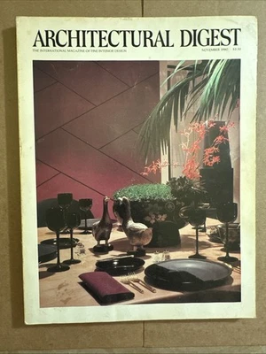 Architectural Digest Magazine November 1980 - Image 1 of 4