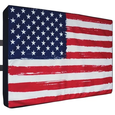 Outdoor TV Cover 40 - 43 inch - 600D  Weatherproof Waterproof - American Flag - Image 1 of 4