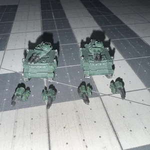 Epic 40K Space Marine Dark Angel 2x Predator Annihilator Metal - OOP Warhammer - Picture 1 of 4