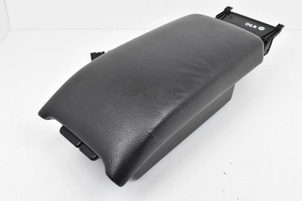 1998-2003 Mercedes-Benz CLK320 Center Console Black Leather Armrest Storage OEM - Image 1 of 4