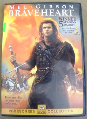 Paramount 1995 Mel Gibson BRAVEHEART DVD qq - Image 1 of 4