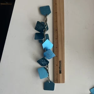 Vintage Punk Hund Steuer Lizenz Tag Armband 7 1/2 Zoll Kunst Handwerk Steampunk - Bild 1 von 3