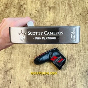LH- Scotty Cameron Pro Platinum Newport Two Putter w/ Headcover, 34" (1936) - Picture 1 of 8