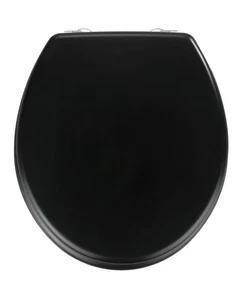 Asiento de inodoro Wenko, modelo Prima, negro mate - Imagen 1 de 3