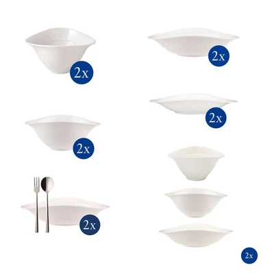 Villeroy & Boch Vapiano Geschirr Schalen,Teller für Salat Suppe Pasta Porzellan - Bild 1 von 4