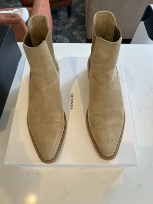 Vince Suede Tan Boots Size 9 - Image 1 of 4
