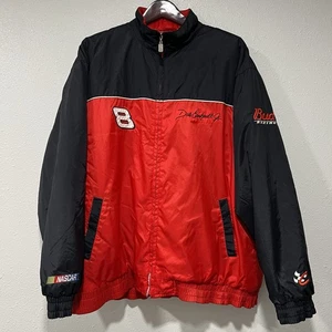 Vintage Chase Dale Earnhardt Jr. Windbreaker NASCAR Jacke Herren Large #8 Bud - Bild 1 von 16