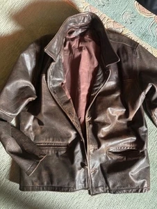 Fette Lederjacke XXL 50er Jahre - Bild 1 von 16