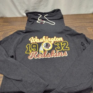 Washington Redskins cowl neck drawstring black pullover size large unisex - Picture 1 of 10