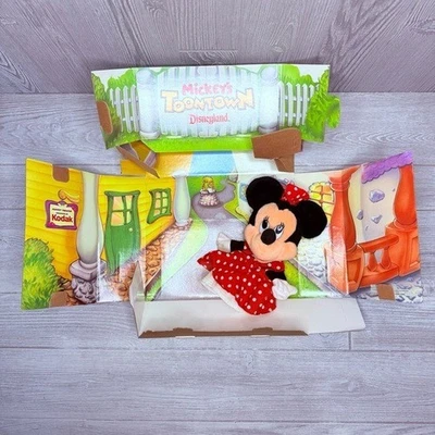 Marioneta de mano vintage Disney Minnie Mouse Mickey's Toontown Disneyland Theater 93 Foto 1 de 4