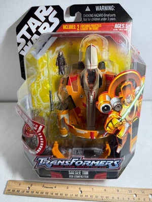  2007 星球大战 变形金刚 Saesee Tiin 绝地星际战斗机 Crossover 全新带盒 — 第 1/4 张图片