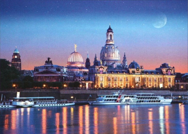 Rompecabezas 759 piezas pequeñas Fantasy City Dresden - Alemania Época 57-508 38 53 cm Foto 1 de 1