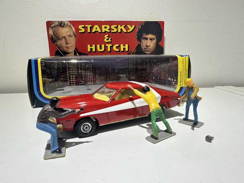 Vintage 1977 Corgi Starsky & Hutch Ford Gran Torino 292. Original Box & Figures. - Image 1 of 4