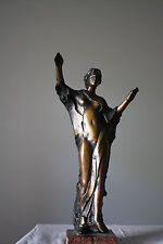 Bronze Figure by Gyorgyi Lantos