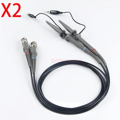 X2 P6100 100MHz Oscilloscope Scope Analyzer Clip Probe Test Kit Tektronix HP DY - Image 1 of 4