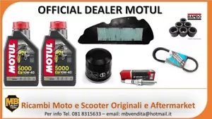 KIT TAGLIANDO HONDA SH 300 2007/2020 OLIO FILTRO OLIO ARIA CINGHIA CANDELA RULLI - Imagen 1 de 1