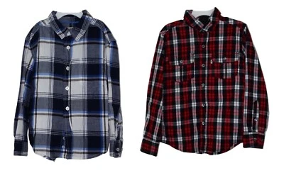 Shaun White Cherokee Boys Lot 2 Long Sleeve Button Down Shirts Size XS 4-5  - Image 1 of 4