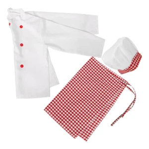 Little Chef Cosplay Clothes Child Toddler Kids Costume Apron for - Picture 1 of 12