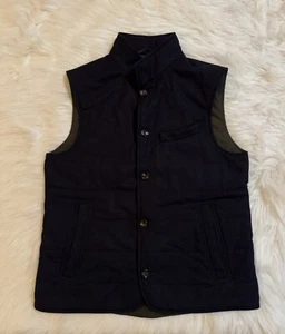 Drake’s London Wool Gilet Vest Navy Blue 38 - Picture 1 of 11