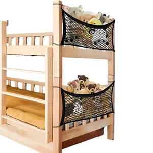 Stuffed Animal Storage Net for Kids, 2 Pack Bedside Toy Organizer Net - Neatl... - Picture 1 of 7