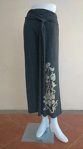 Lotus Hippie Hippy Boho Pants women Trousers Gray B05 - Picture 1 of 1