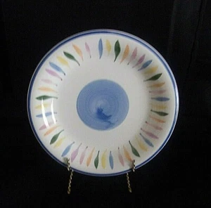 Gibson Housewares 7 5/8" MULTI-COLORED Salad/Dessert Plate - Picture 1 of 3