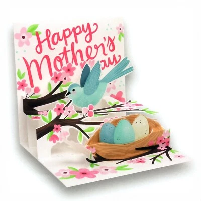 Happy MOTHER'S DAY Pop-Up Card, "Nesting Bird" by Alyssa Nassner — Up With Paper - Image 1 of 4