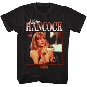Scarface Druglord Movie Elvira Hancock Photo Men's T Shirt Michelle Pfieffer - Picture 1 of 5