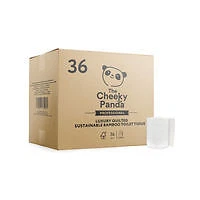 Cheeky Panda Professional 3-Ply Bamboo Toilet Tissue Rolls 160 Sheet (Pk of 36)