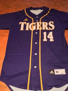 lsu tigers baseball jersey