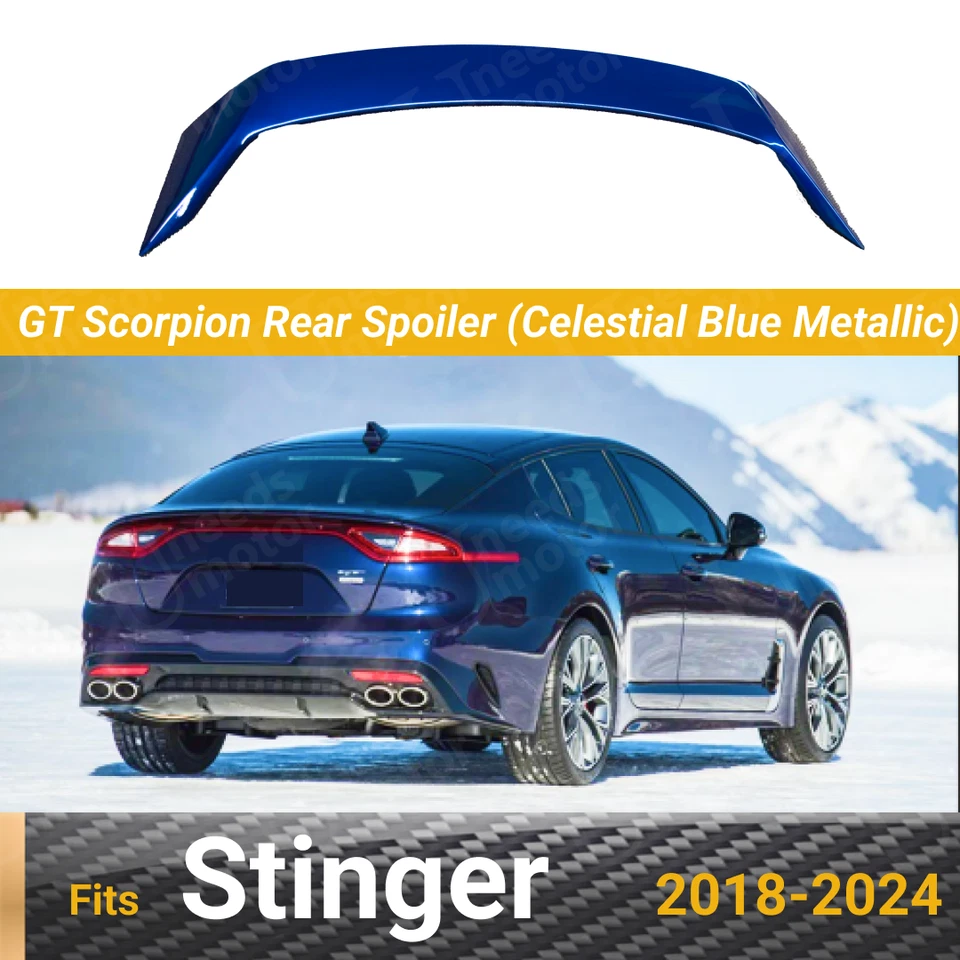 Alerón trasero para Stinger 2018-24 azul celestial metálico GT Scorpion Foto 1 de 4