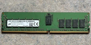 Micron 16GB 2Rx8 PC4-2400T RE1 11 RDIMM RAM Memory - Picture 1 of 2