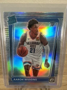 2021-22 Donruss Optic AARON WIGGINS Silver Holo Rated Rookie No. 191 OKC Thunder - Picture 1 of 6