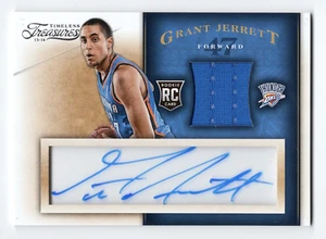 Grant Jerrett 2013-14 Panini Timeless Treasures ROOKIE AUTOGRAPH Collectible Sig - Imagen 1 de 2