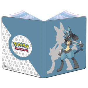 LUCARIO POKEMON ULTRA PRO 9 POCKET PORTFOLIO A4 ALBUM Holds up to 180 Cards - Picture 1 of 4