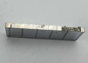 FORMERIE - PLAQUE IMPRESSION / TAMPON IMPRIMERIE EN INOX - VILLE FRANCE 5x2,5cm - Picture 1 of 2