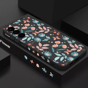 Silicone Flower Case For Samsung Galaxy A15 A25 A35 A16 A54 A14 S24 FE S25 Cover - Picture 1 of 22