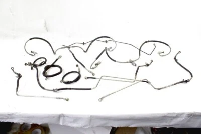 PIAGGIO MP3 250 Set Tuyaux Frein 06 - 11 Brake Tressées - Photo 1/4