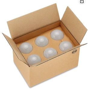 Amazon Basics LED E27 Edison Screw Bulb, 10W (equivalent to 75W), Cool White * 6 - Picture 1 of 4
