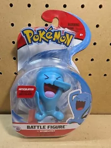Pokemon laughing Wobbuffet Battle Action Figure Articulated 2018 2.75”  Toy New - Picture 1 of 9