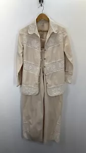 Vintage Mexikanische Häkel Hose Set Manta Damen Gr. M ohne Futter ohne Taschen - Bild 1 von 17