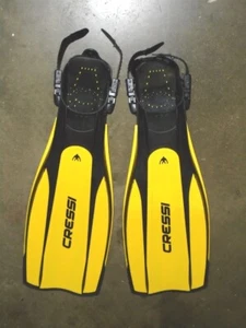 Cressi Sub Pro Lightweight Open Heel Flossen Tauchen Schnorcheln XL - YEL - Bild 1 von 12