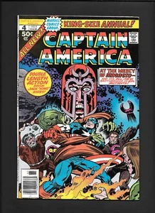 Capt America King Annual 4 Mutant Massacre Magneto Kirby Vtg Marvel Comic 1977 - Picture 1 of 7