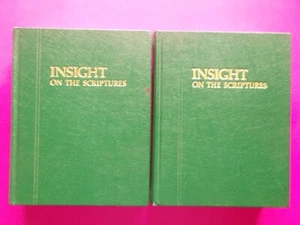 INSIGHT ON THE SCRIPTURES VOL 1 & 2 - JEHOVAH'S WITNESS SCRIPTURE WATCHTOWER - Picture 1 of 13