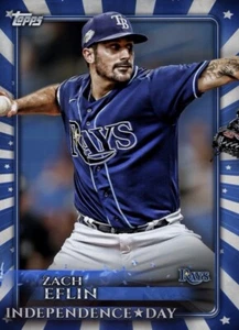 [DIGITAL] Topps Bunt - Zach Eflin - Independence Day 23 S1 - Blue Base - Picture 1 of 1