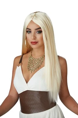 Peluca de disfraz de reina semidiosa griega espartana romana  Foto 1 de 2
