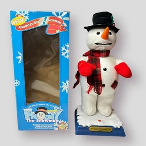 Gemmy Frosty The Snowman Animated Singing 19” Vintage 1997 PARTIALLY WORKS READ - Picture 1 of 12