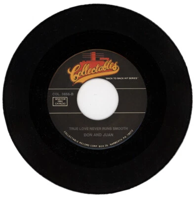 DON AND JUAN "TRUE LOVE NEVER RUNS SMOOTH c/w TWO FOOLS ARE WE" 1963 SOUL - Image 1 of 2