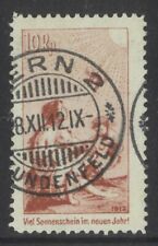 Switzerland 1912 Pro Juventute Forrunner 10rp Children Stamp Fine Used 25-7
