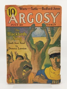 Argosy All-Story Weekly Pulp Magazine - July 20, 1935 - Dennis Lawton - Picture 1 of 3